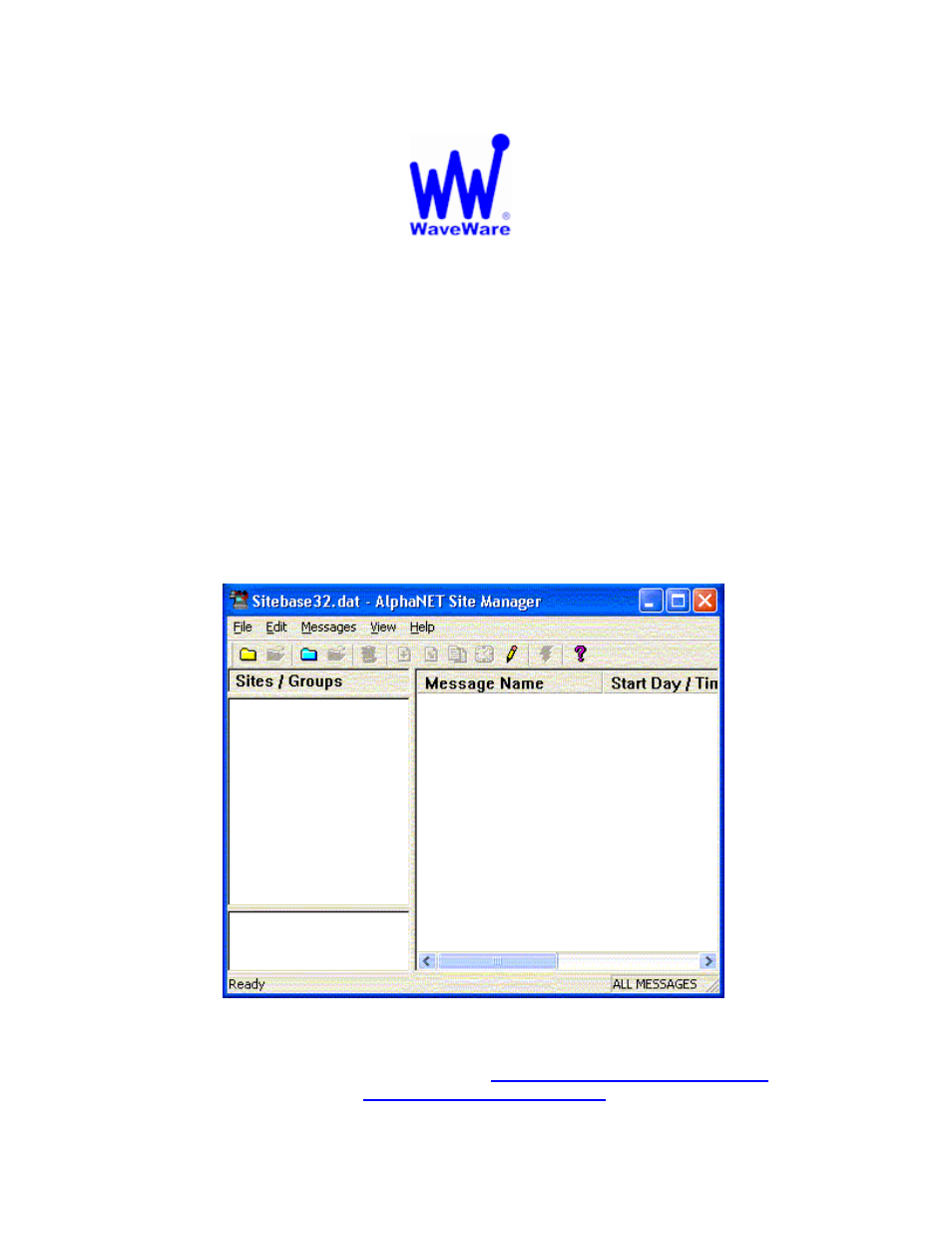 WaveWare AlphaNet Wireless User Manual | 14 pages