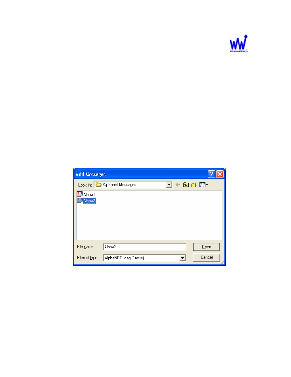 WaveWare AlphaNet Wireless User Manual | Page 12 / 14