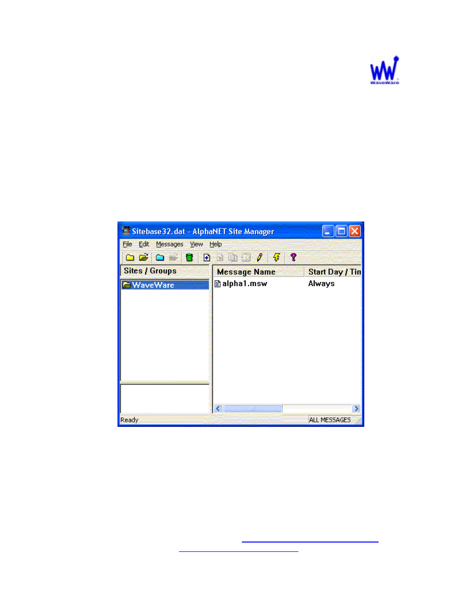 Sending messages | WaveWare AlphaNet Wireless User Manual | Page 13 / 14