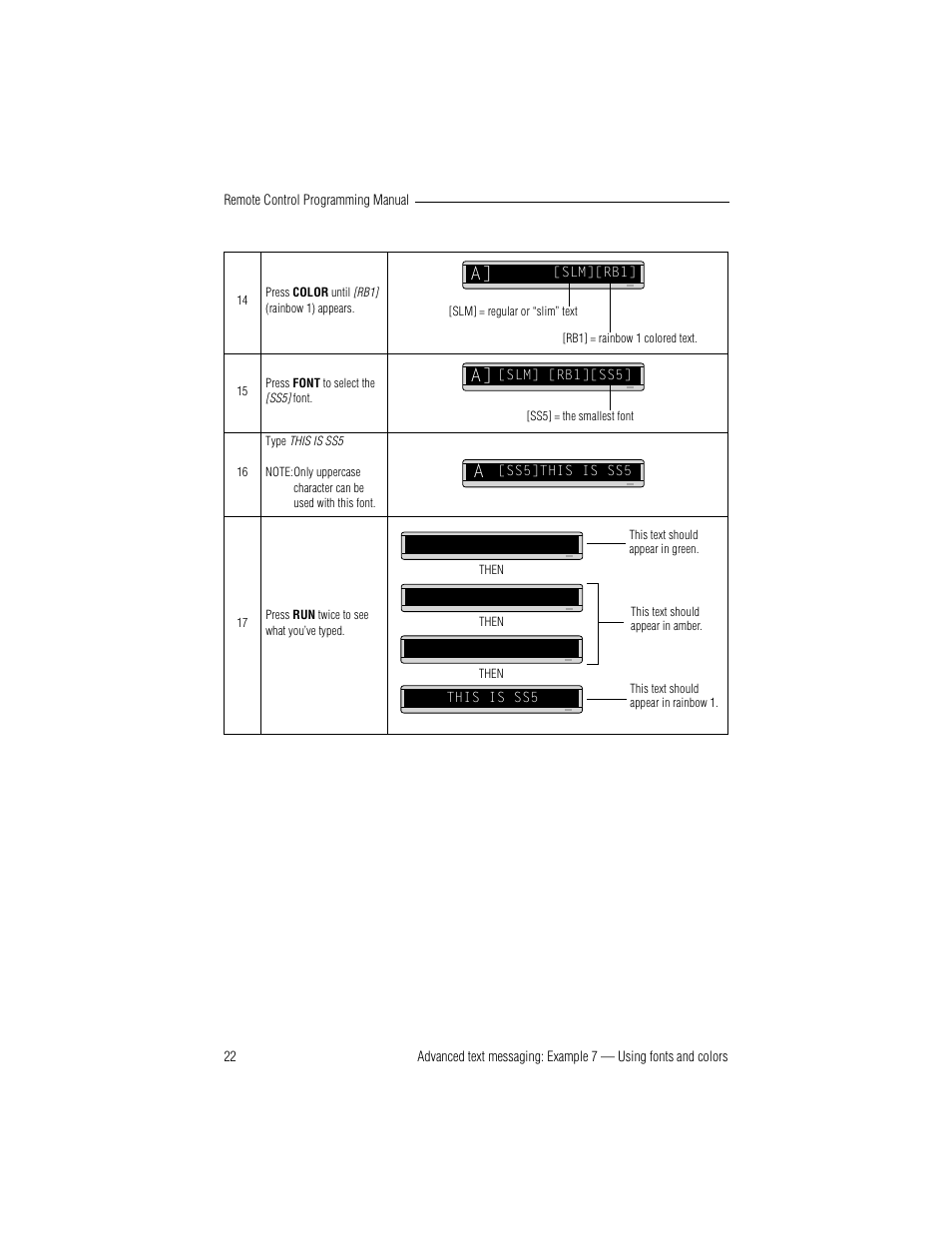 A] e, This is srf srf wide | WaveWare Adaptive Remote User Manual | Page 28 / 50