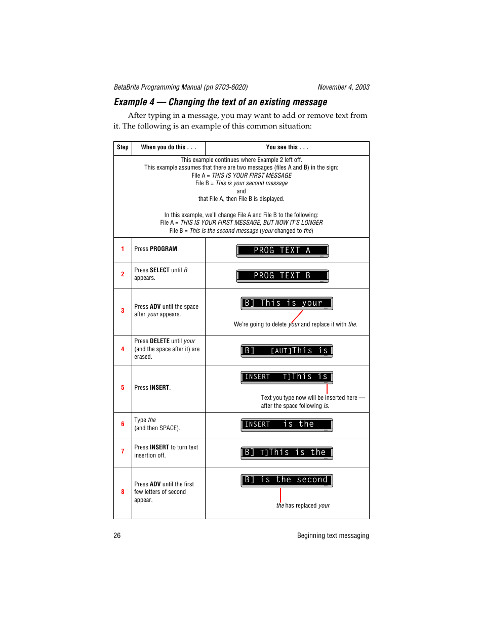 Prog text a, Prog text b, Prog text a prog text b b] this is your | This is, Is the b, This is the b] is the second | WaveWare Adaptive Remote User Manual | Page 26 / 102