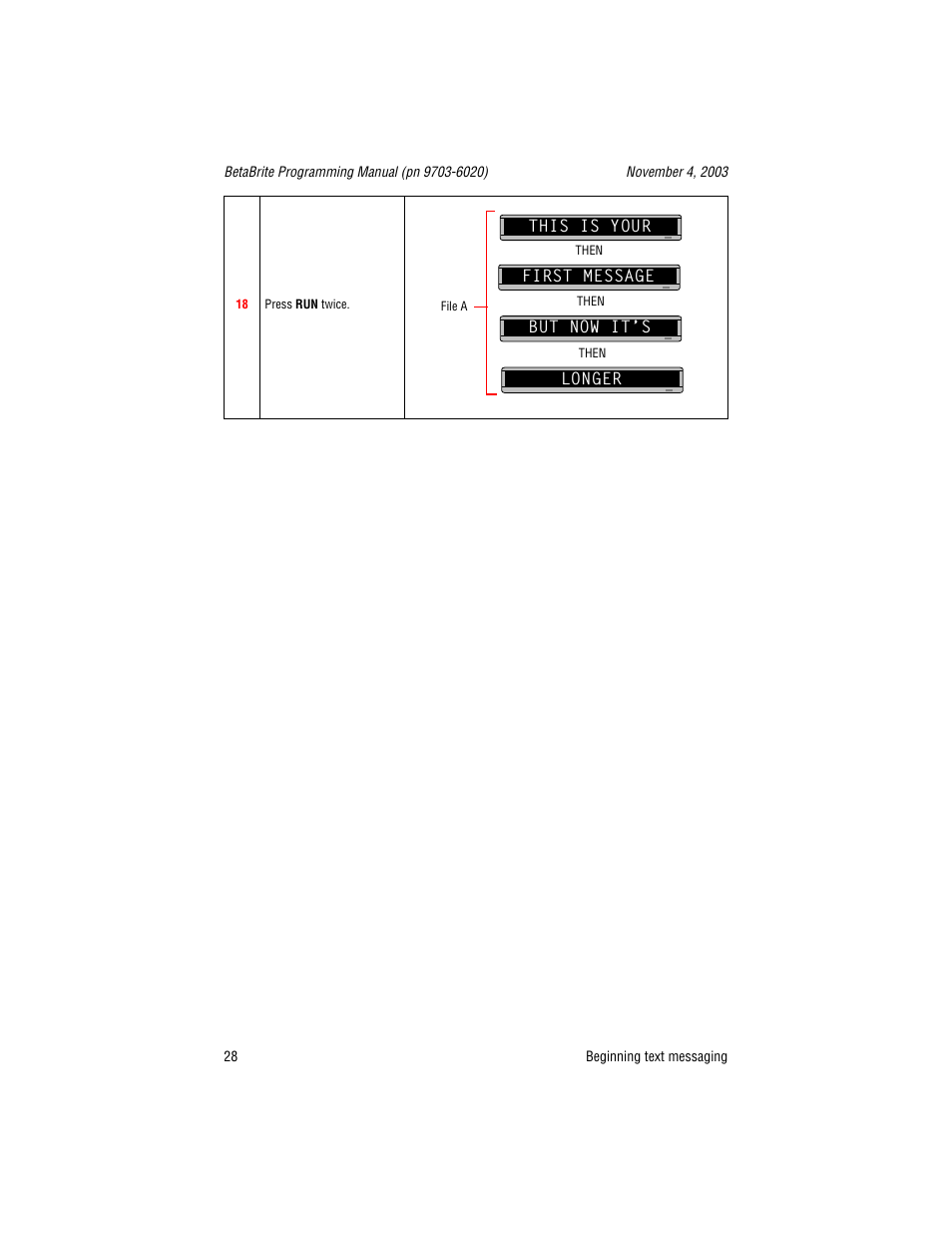 First message | WaveWare Adaptive Remote User Manual | Page 28 / 102