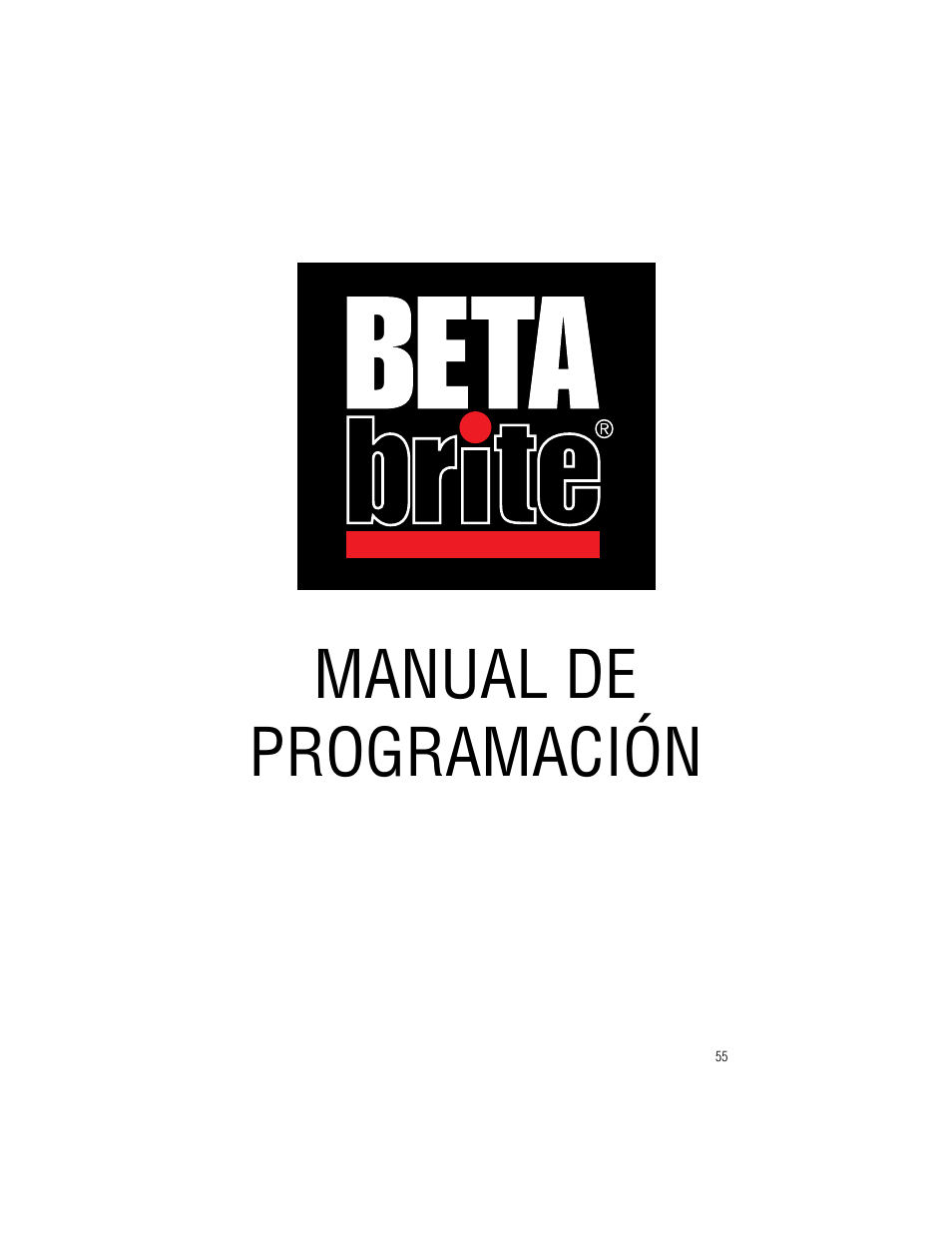 Manual de, Programación, Manual de programación | WaveWare Adaptive Remote User Manual | Page 55 / 102