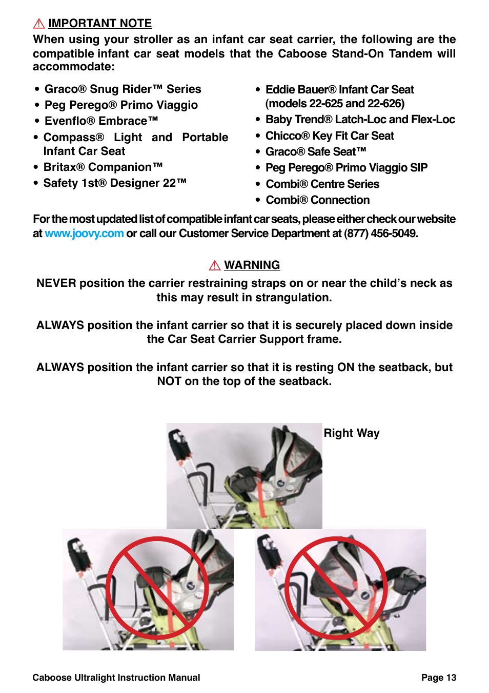 Chicco 455 User Manual | Page 13 / 20
