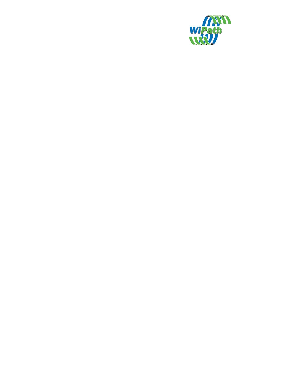 WaveWare WiPath PDR-3000 User Manual | 15 pages