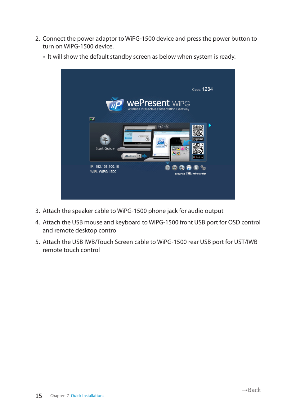 wePresent WiPG-1500 User Manual | Page 15 / 59