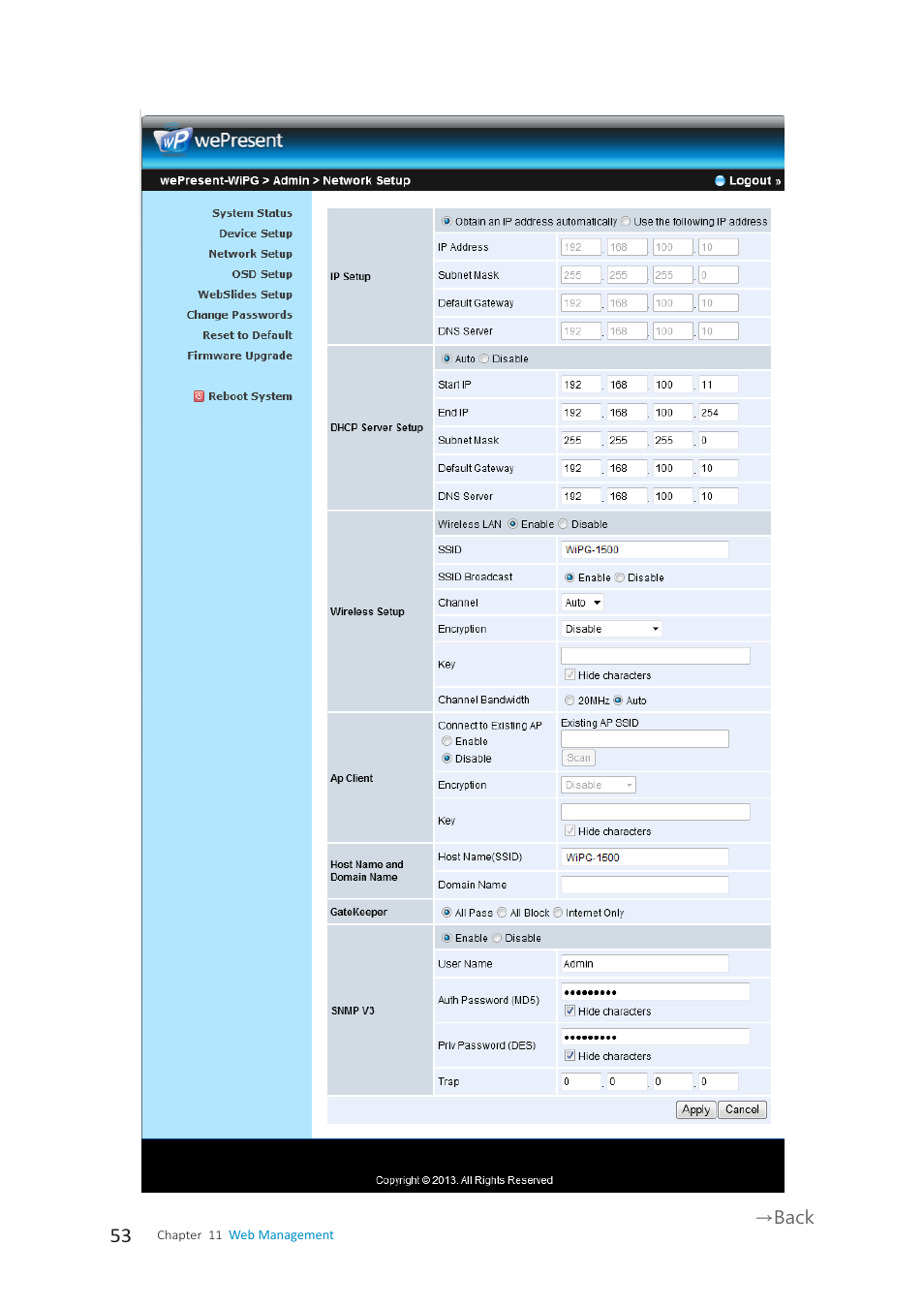 wePresent WiPG-1500 User Manual | Page 53 / 59