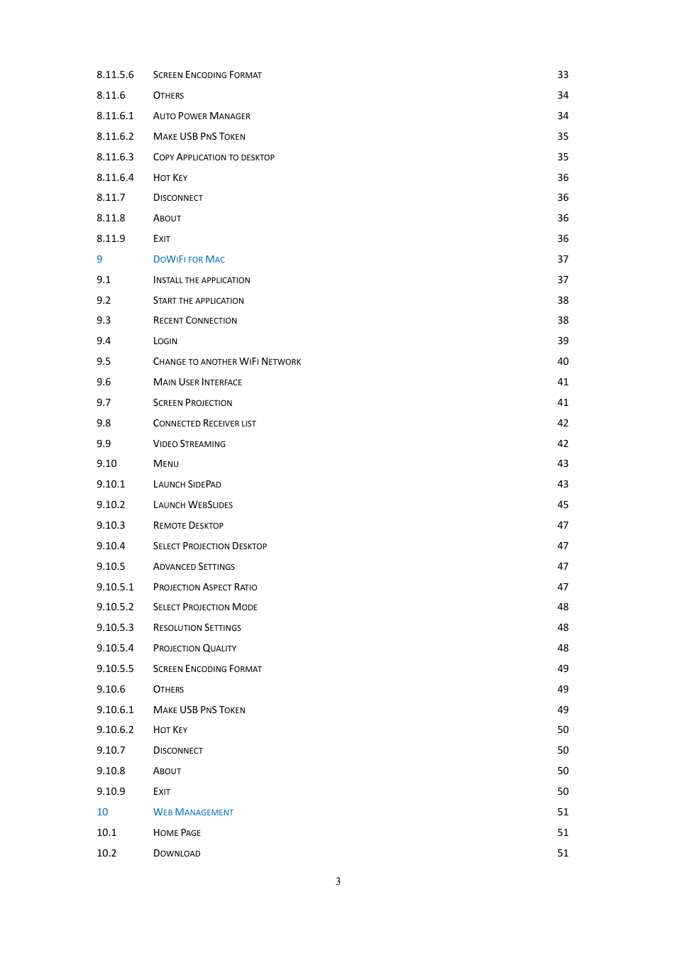 wePresent WiPG-2000 User Manual | Page 3 / 72