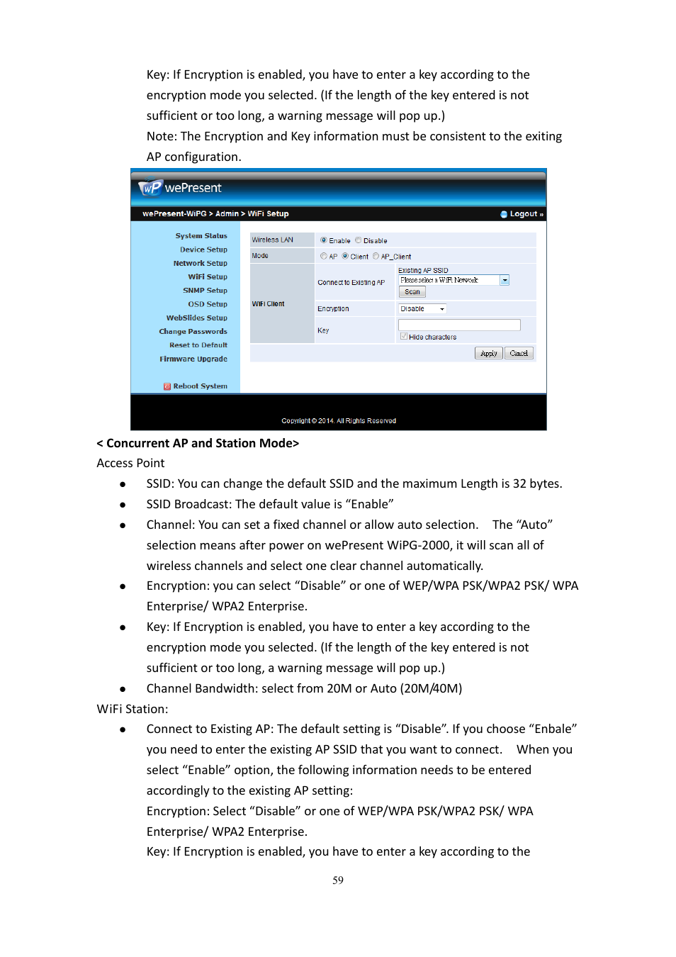 wePresent WiPG-2000 User Manual | Page 59 / 72