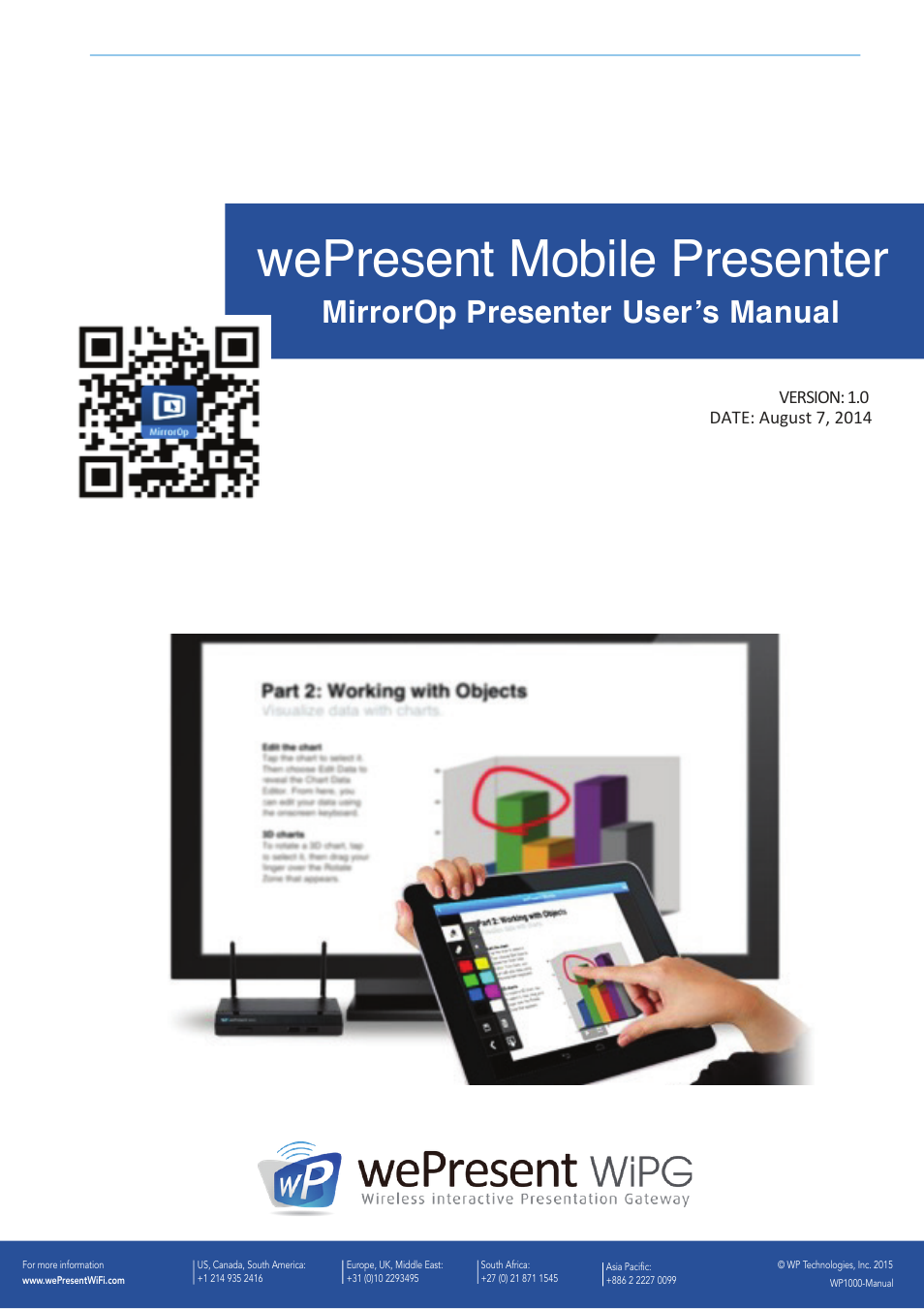 wePresent MirrorOp User Manual | 25 pages