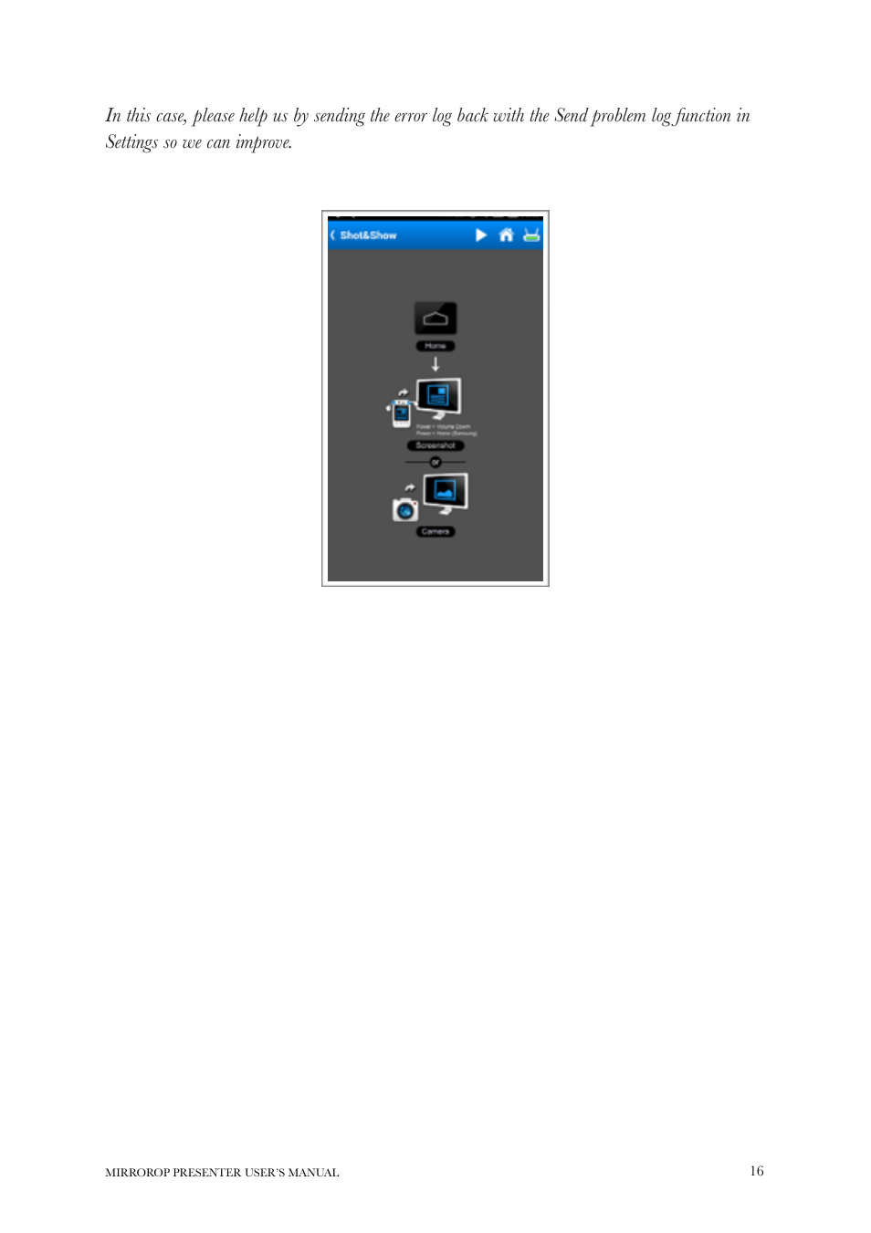 wePresent MirrorOp User Manual | Page 16 / 25