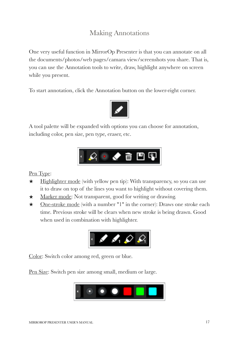 wePresent MirrorOp User Manual | Page 17 / 25