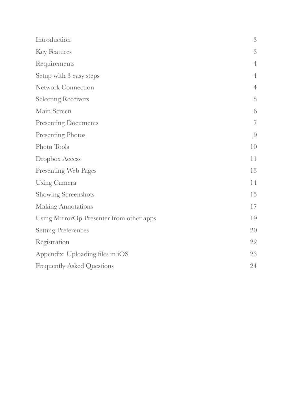 wePresent MirrorOp User Manual | Page 2 / 25