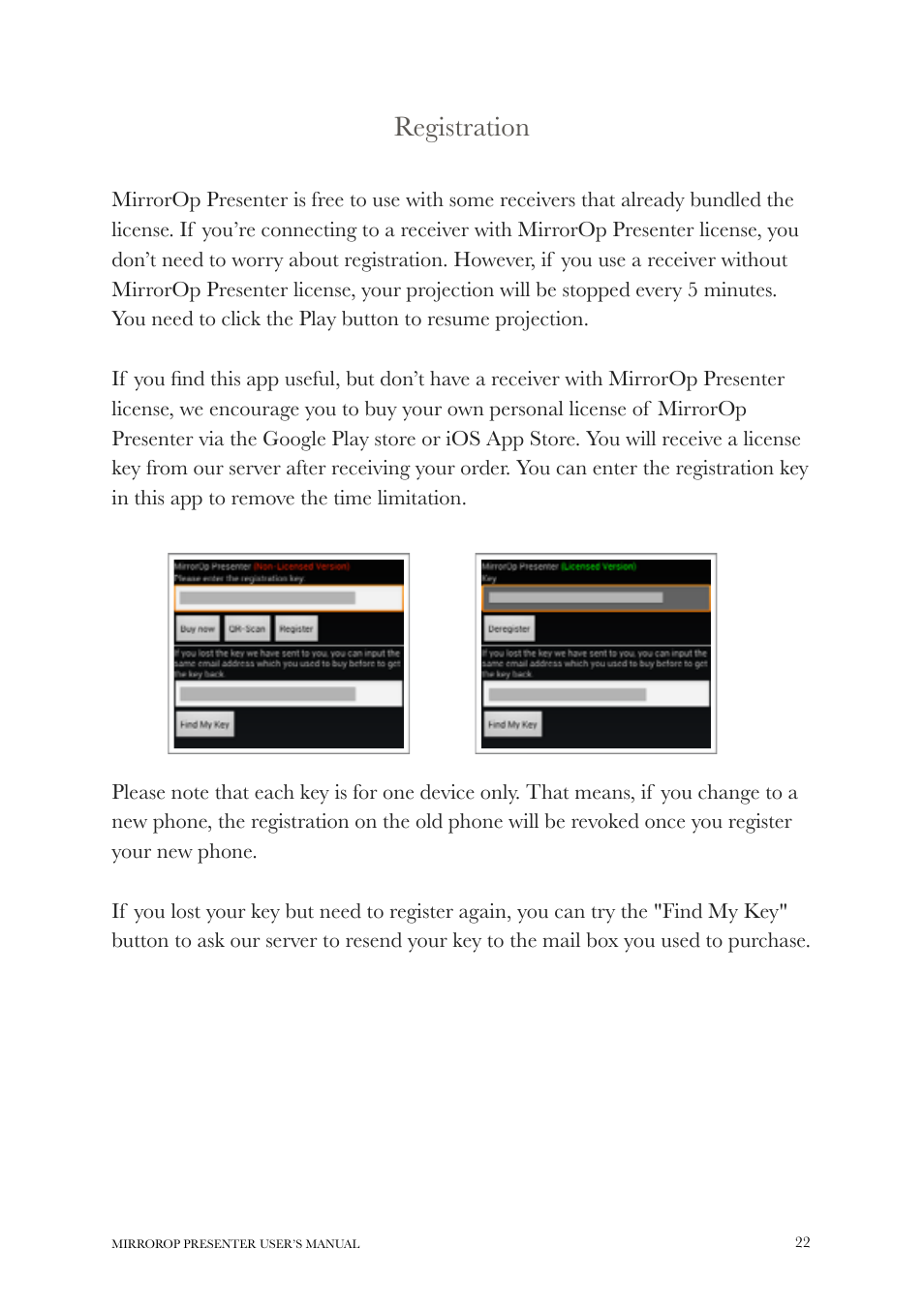 wePresent MirrorOp User Manual | Page 22 / 25