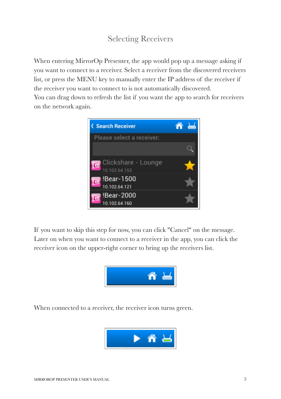 wePresent MirrorOp User Manual | Page 5 / 25