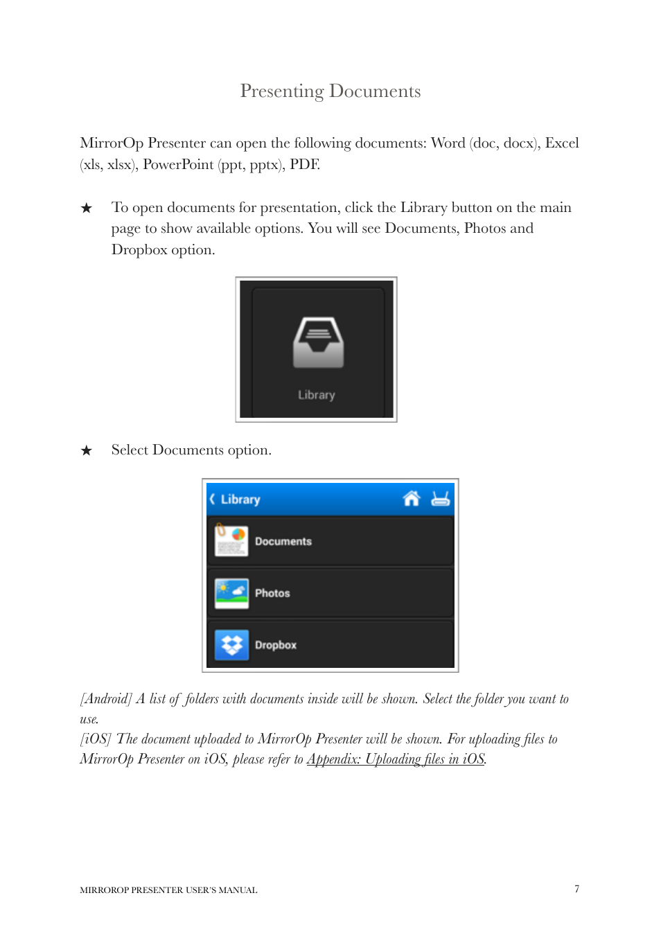 wePresent MirrorOp User Manual | Page 7 / 25
