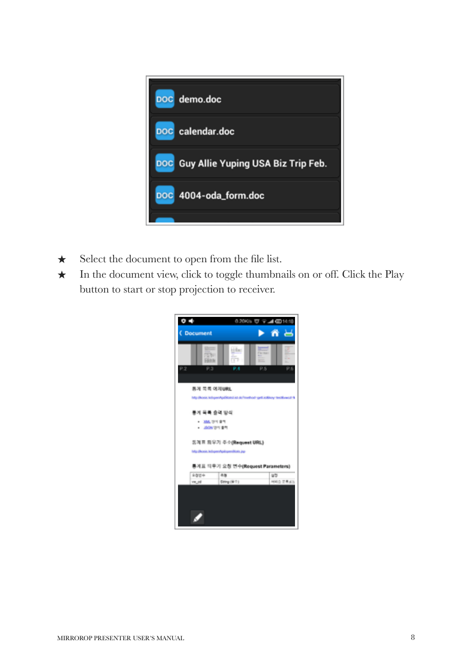 wePresent MirrorOp User Manual | Page 8 / 25