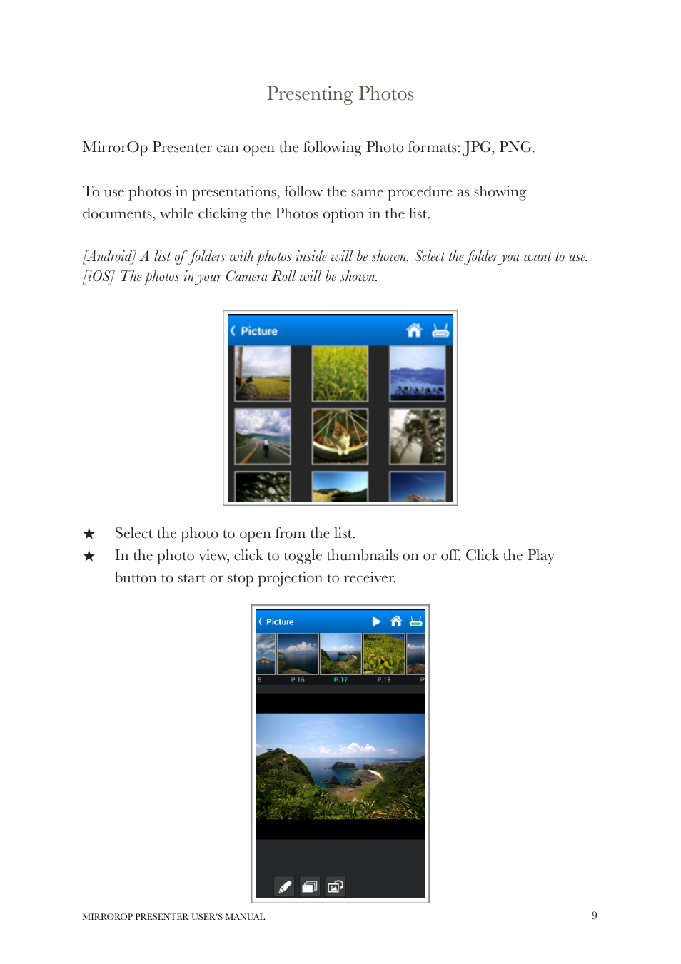wePresent MirrorOp User Manual | Page 9 / 25