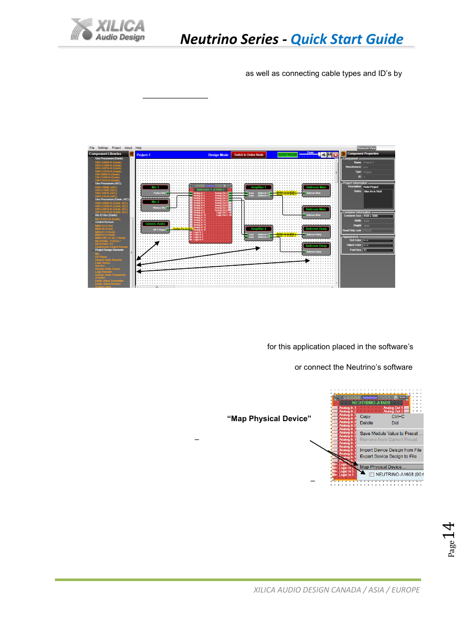 Neutrino series - quick start guide | Xilica Neutrino Series User Manual | Page 14 / 22