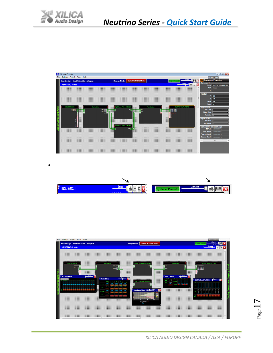 Neutrino series - quick start guide | Xilica Neutrino Series User Manual | Page 17 / 22