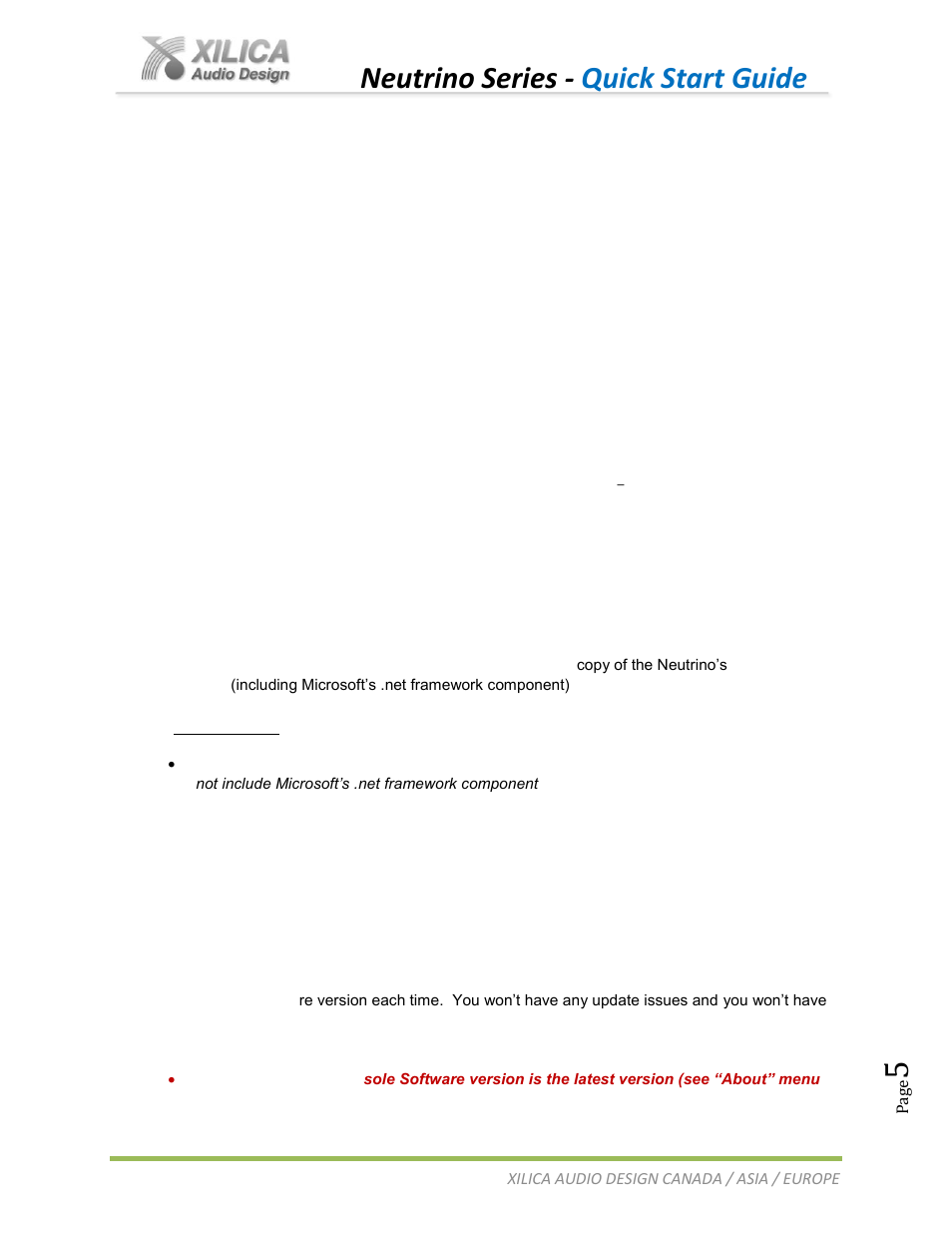 Neutrino series - quick start guide | Xilica Neutrino Series User Manual | Page 5 / 22