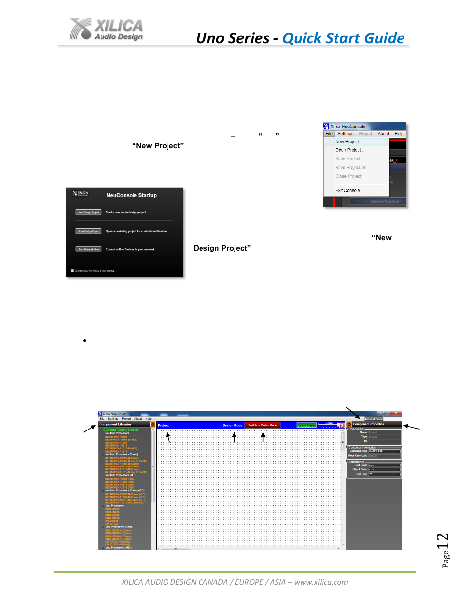 Uno series - quick start guide | Xilica Uno Series User Manual | Page 12 / 20
