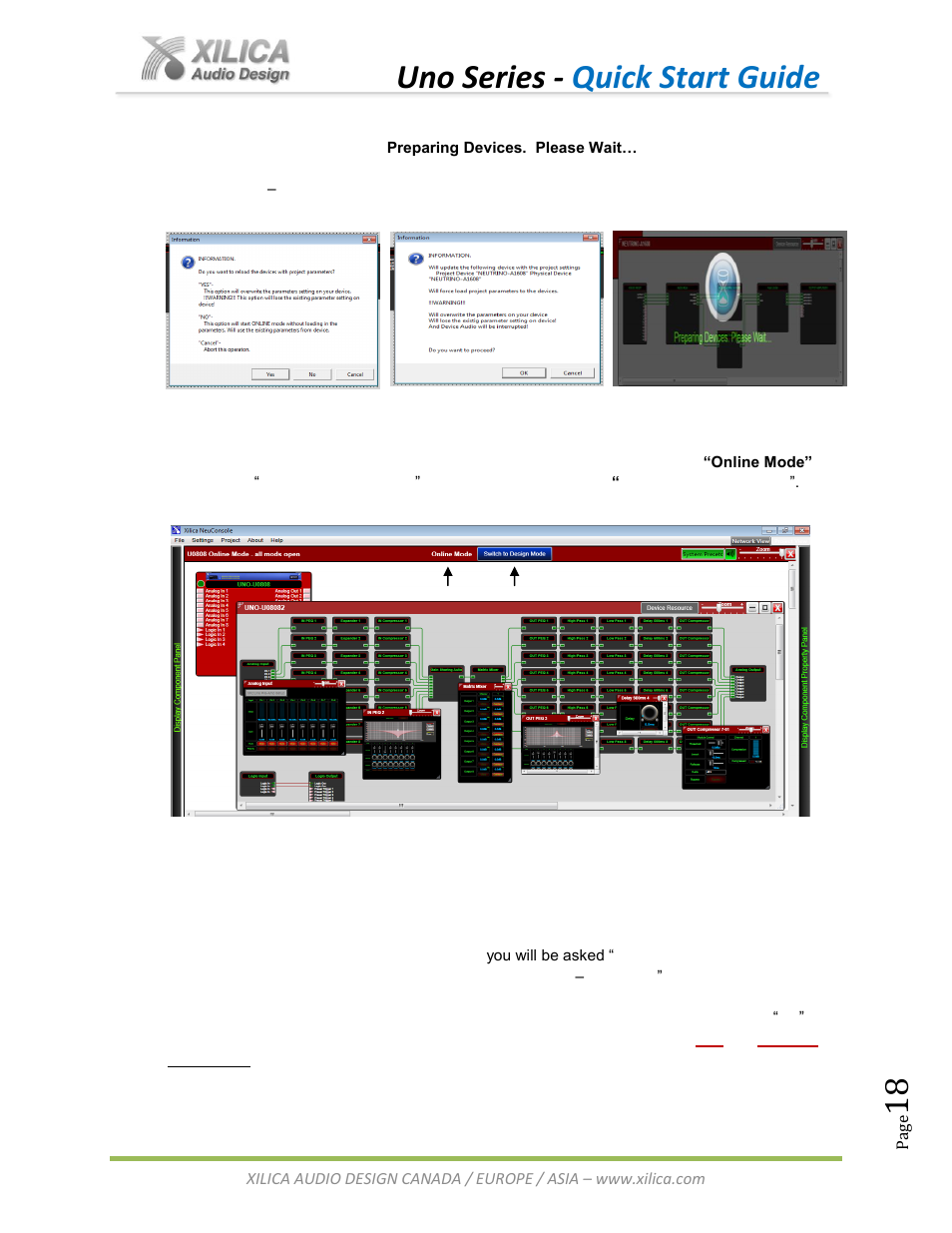 Uno series - quick start guide | Xilica Uno Series User Manual | Page 18 / 20