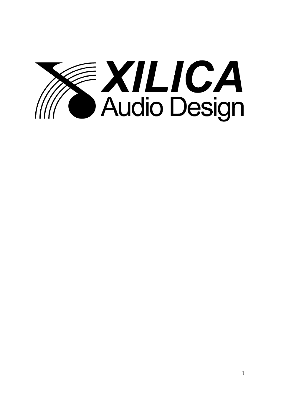 Xilica XD Series User Manual | 6 pages