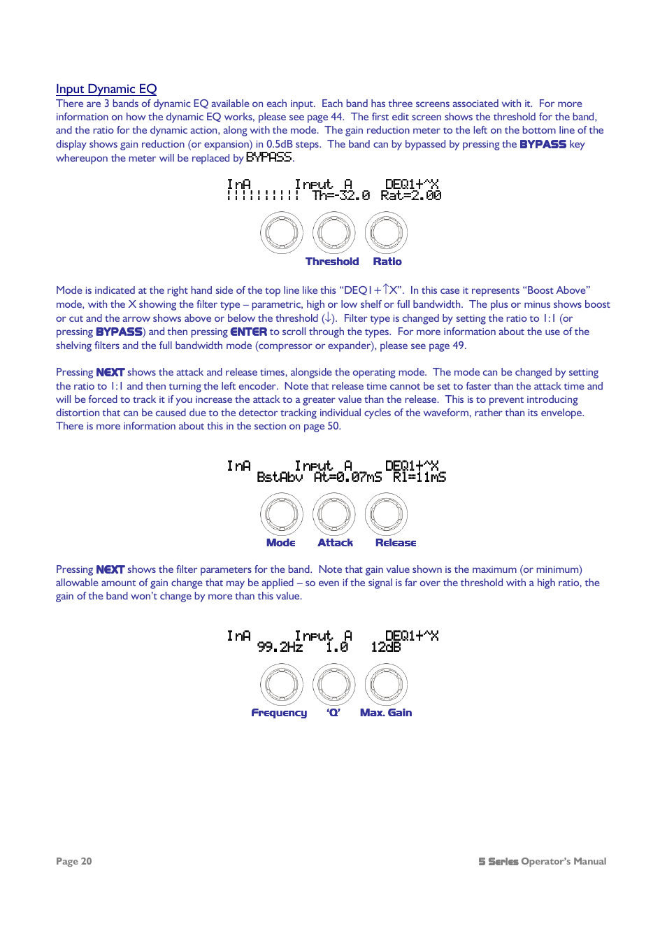 XTA 5 Series User Manual | Page 20 / 66