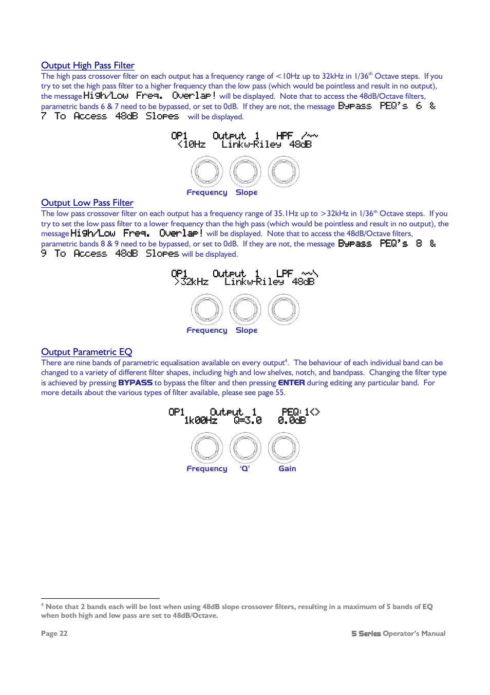 XTA 5 Series User Manual | Page 22 / 66