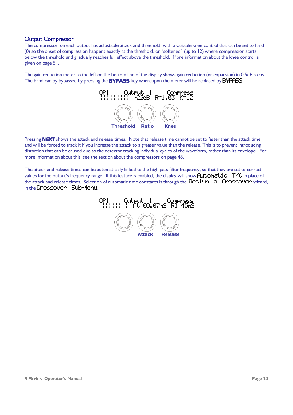 XTA 5 Series User Manual | Page 23 / 66