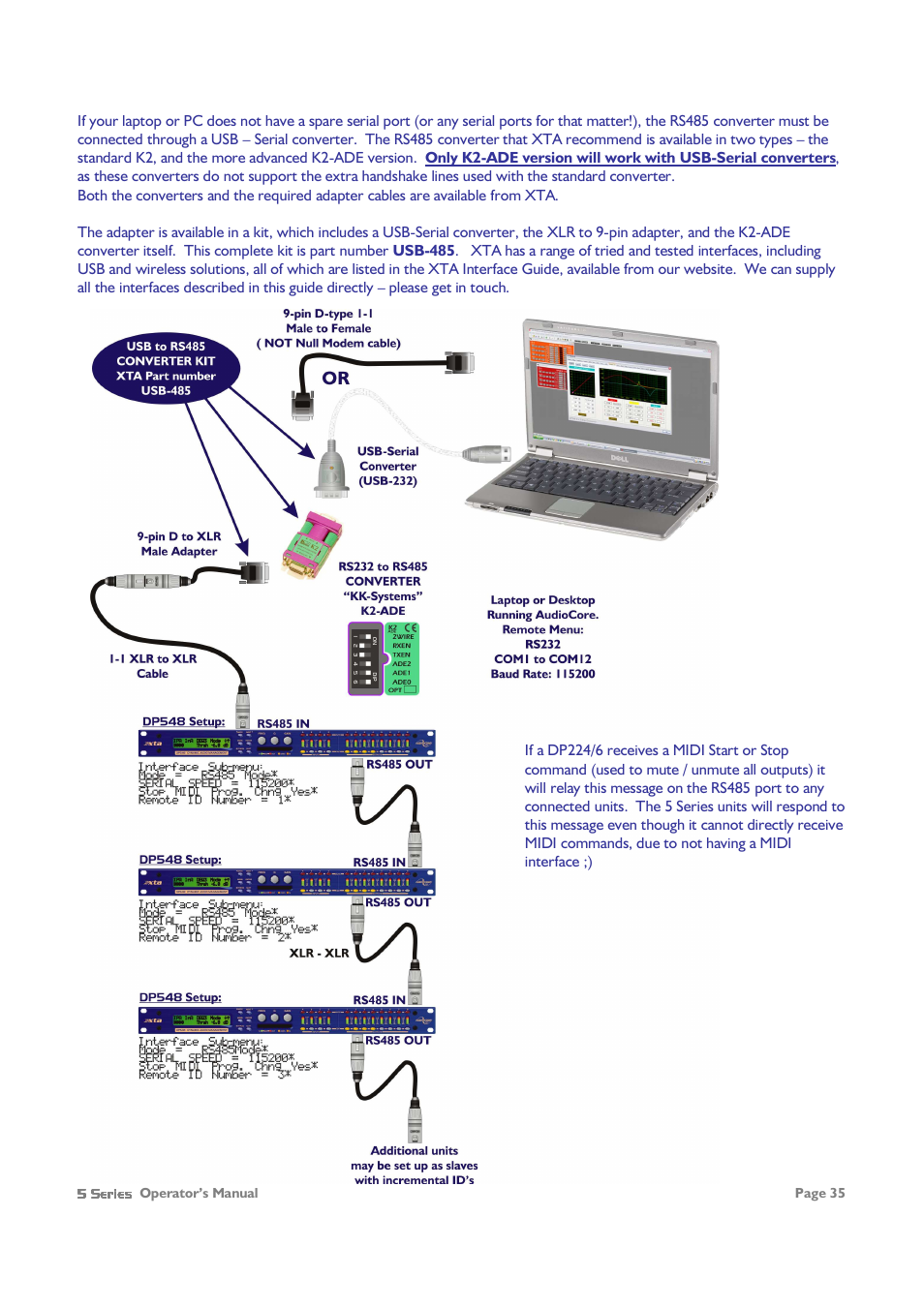 XTA 5 Series User Manual | Page 35 / 66