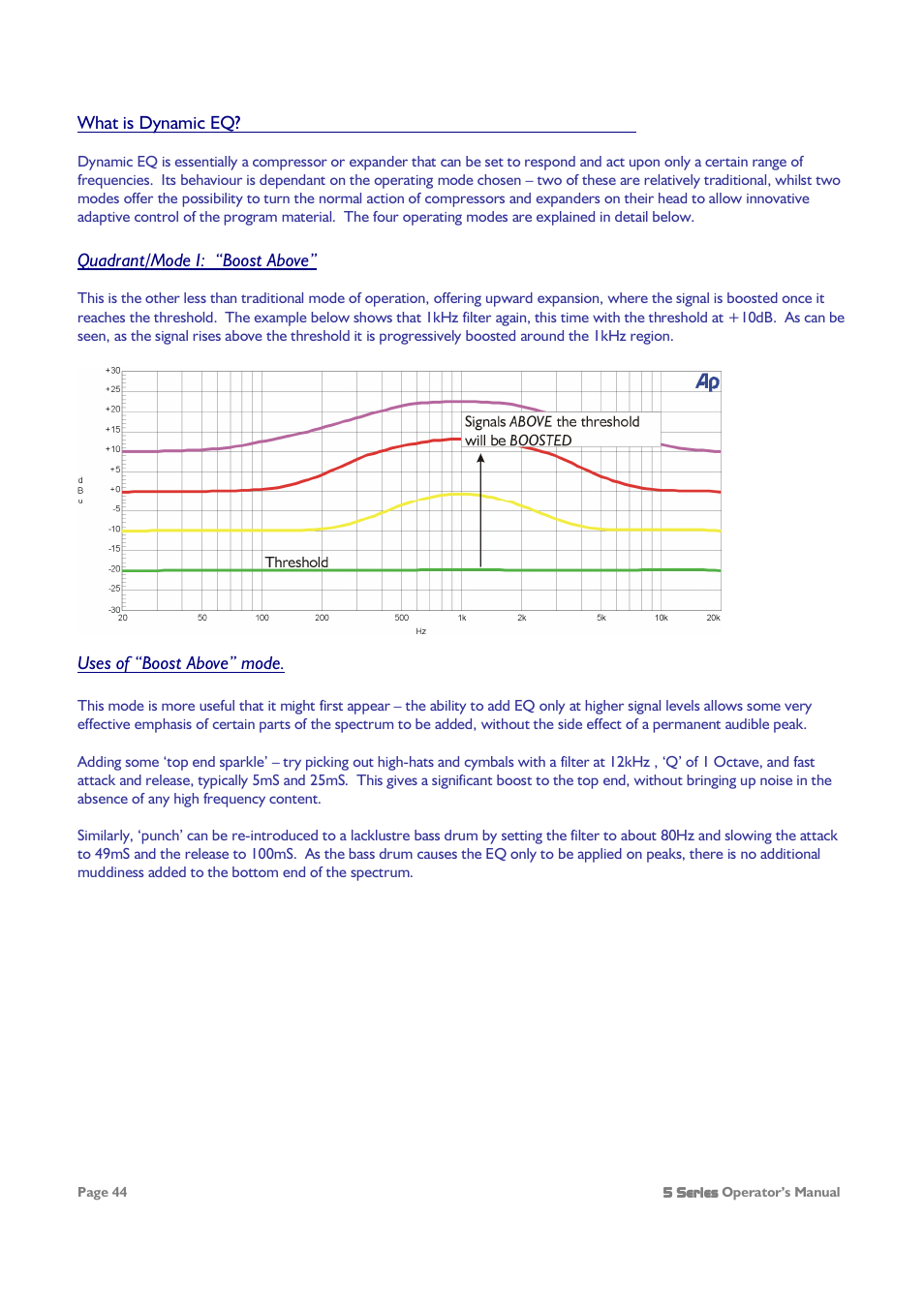 XTA 5 Series User Manual | Page 44 / 66