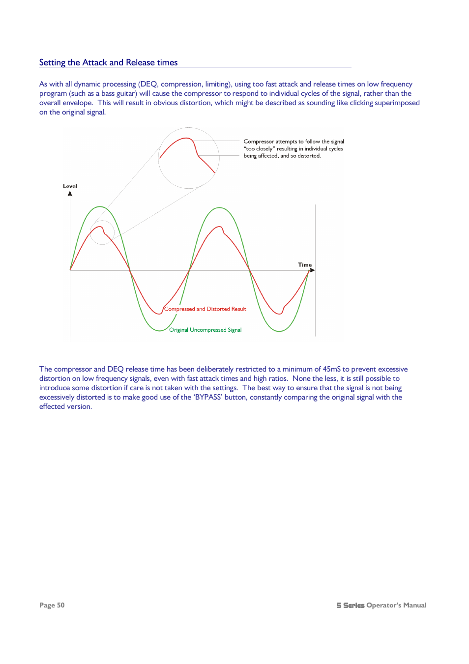 XTA 5 Series User Manual | Page 50 / 66