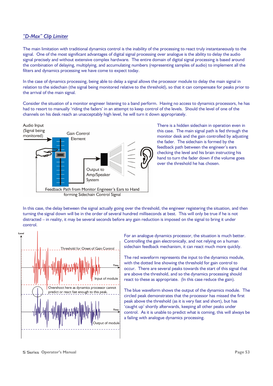 D-max” clip limiter | XTA 5 Series User Manual | Page 53 / 66