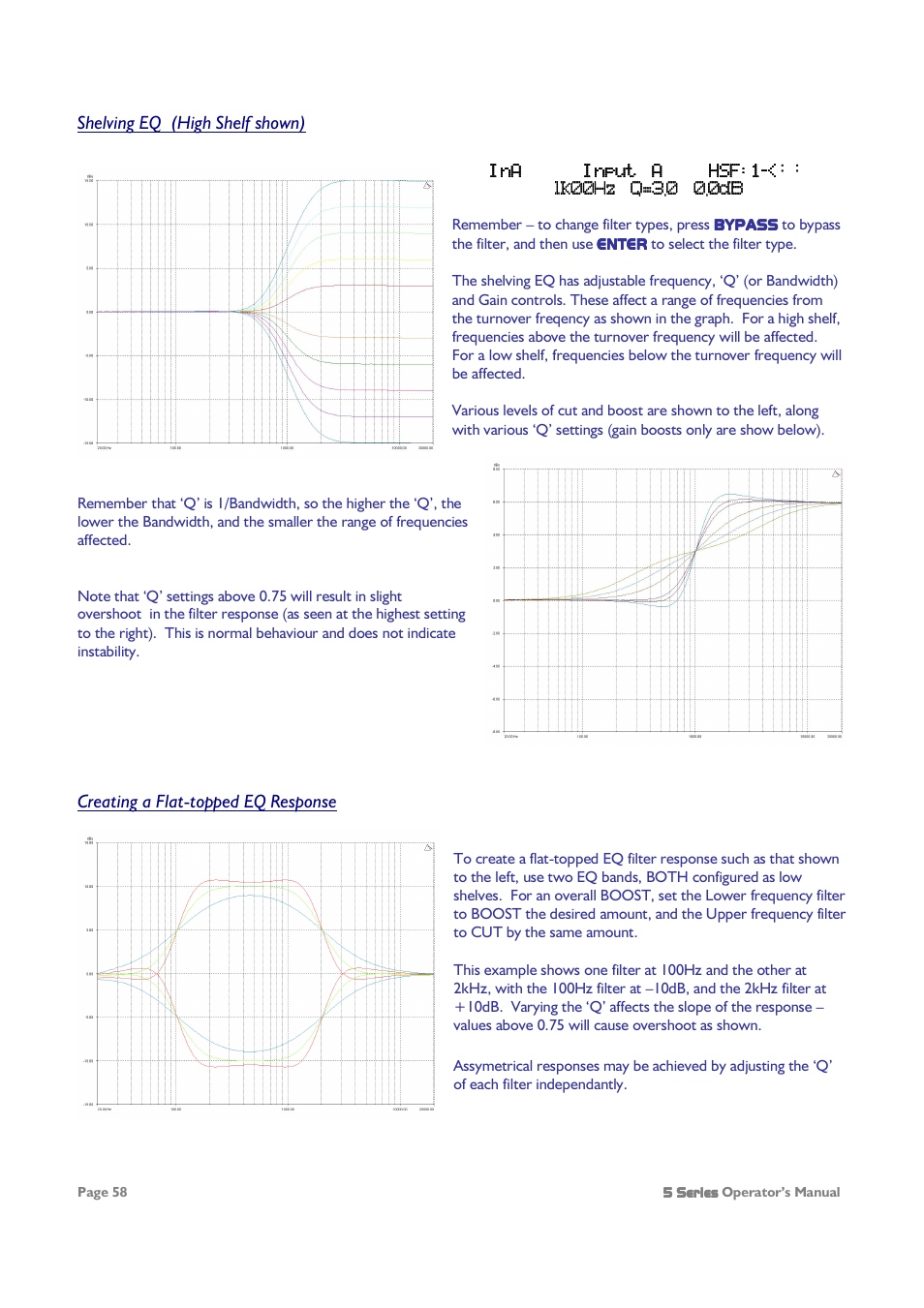 XTA 5 Series User Manual | Page 58 / 66