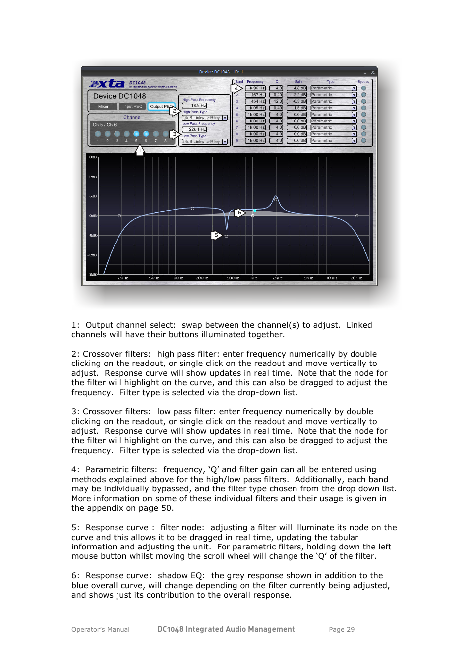 XTA DC1048 User Manual | Page 29 / 60