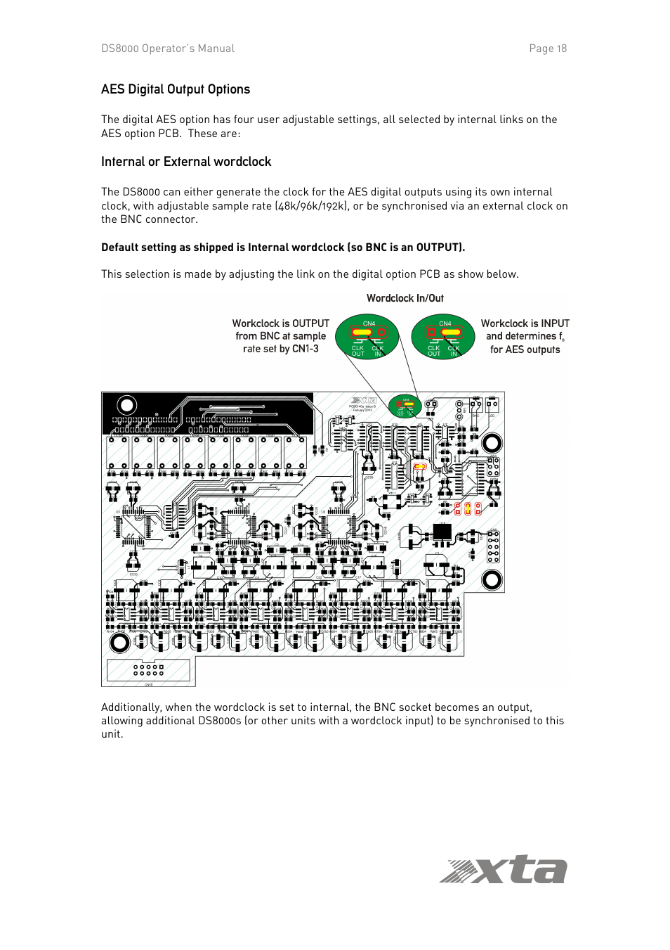 Ta x | XTA DS8000/D User Manual | Page 18 / 29