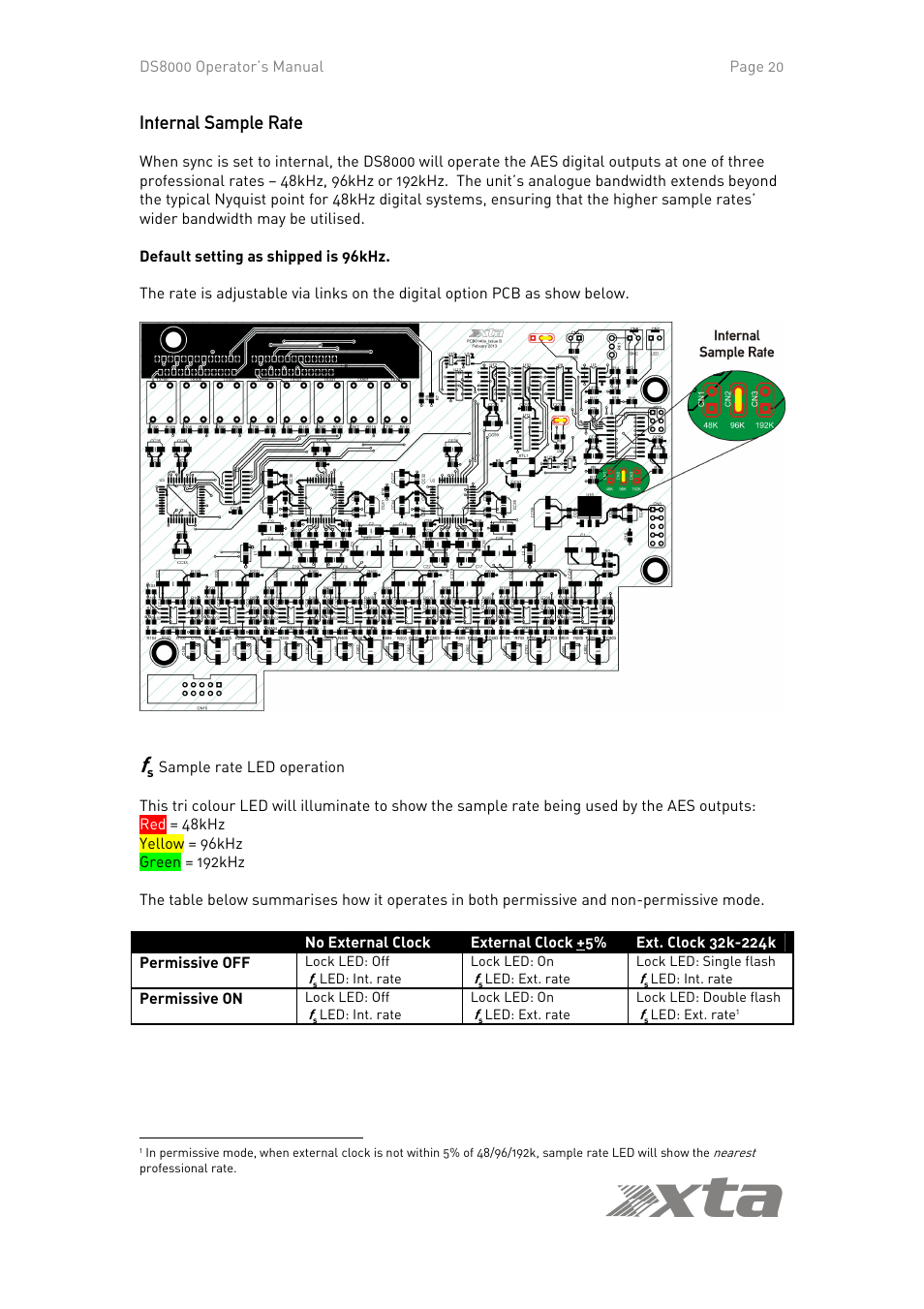 Ta x | XTA DS8000/D User Manual | Page 20 / 29