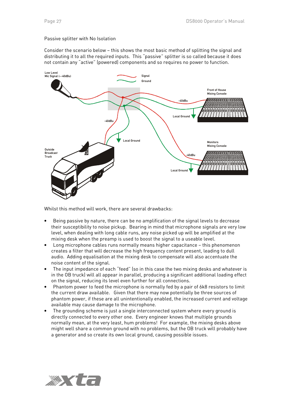 Ta x | XTA DS8000/D User Manual | Page 27 / 29