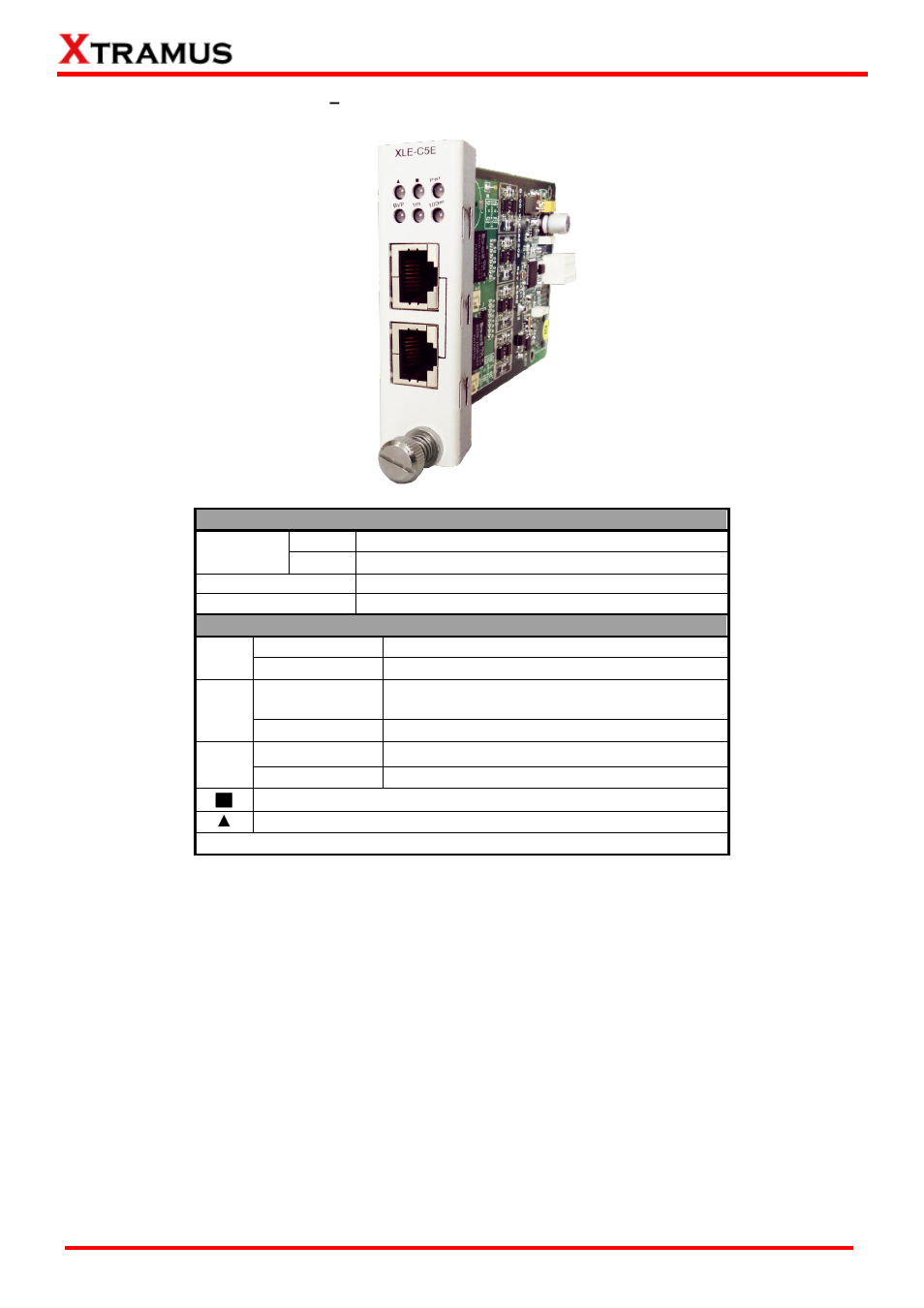 D. cat-5e simulation module – xle-c5e, D. cat-5e simulation module, Xle-c5e | Xtramus LES-5160 V1.2 User Manual | Page 13 / 35