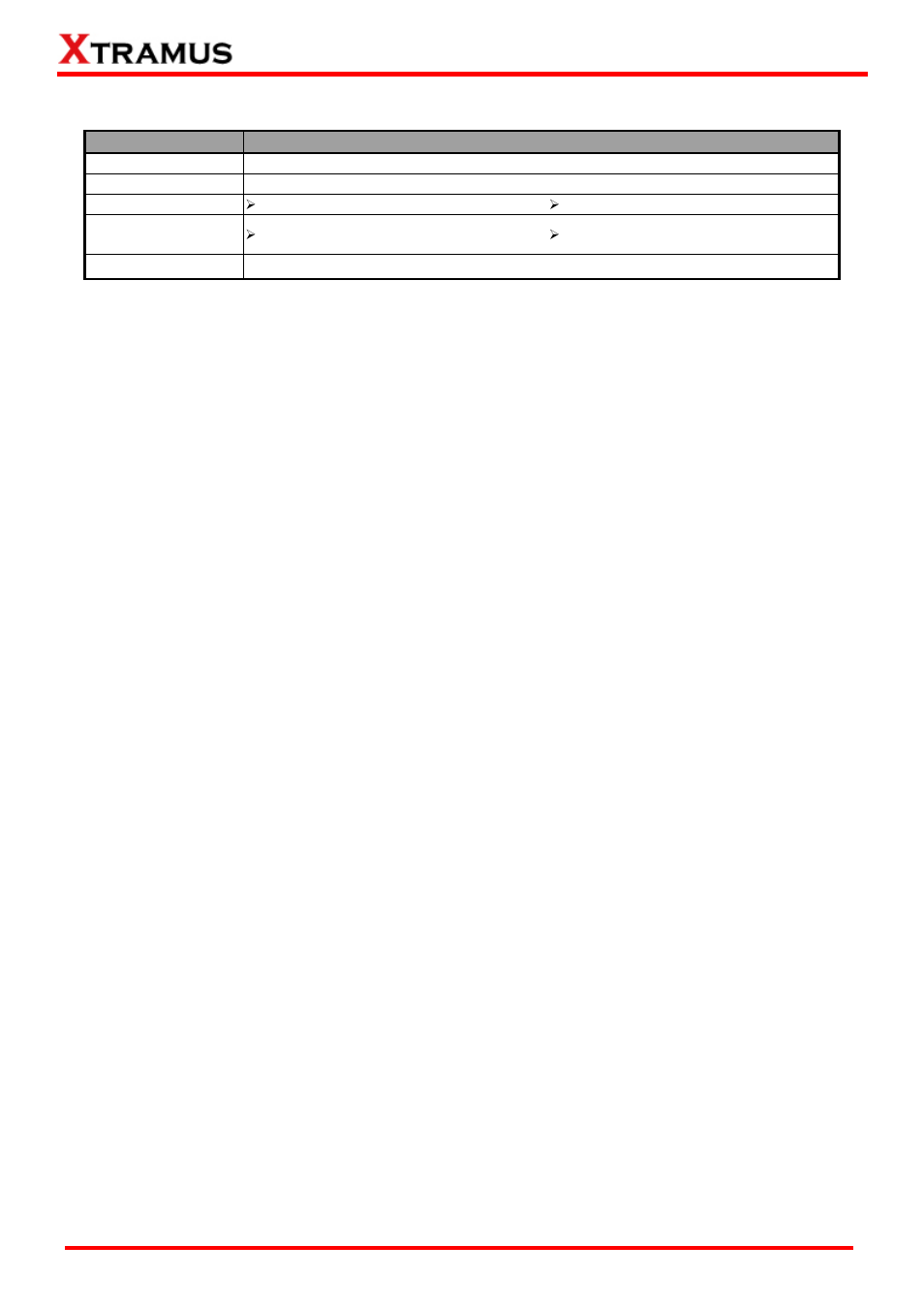 Les-5160 general specifications | Xtramus LES-5160 V1.2 User Manual | Page 35 / 35