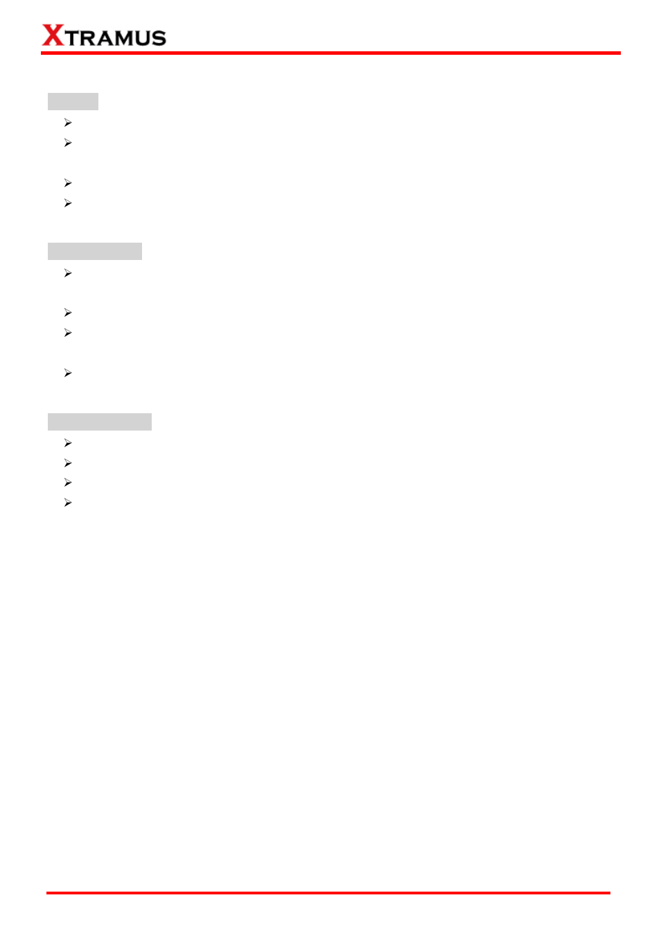 Xtramus LES-5160 V1.2 User Manual | Page 6 / 35