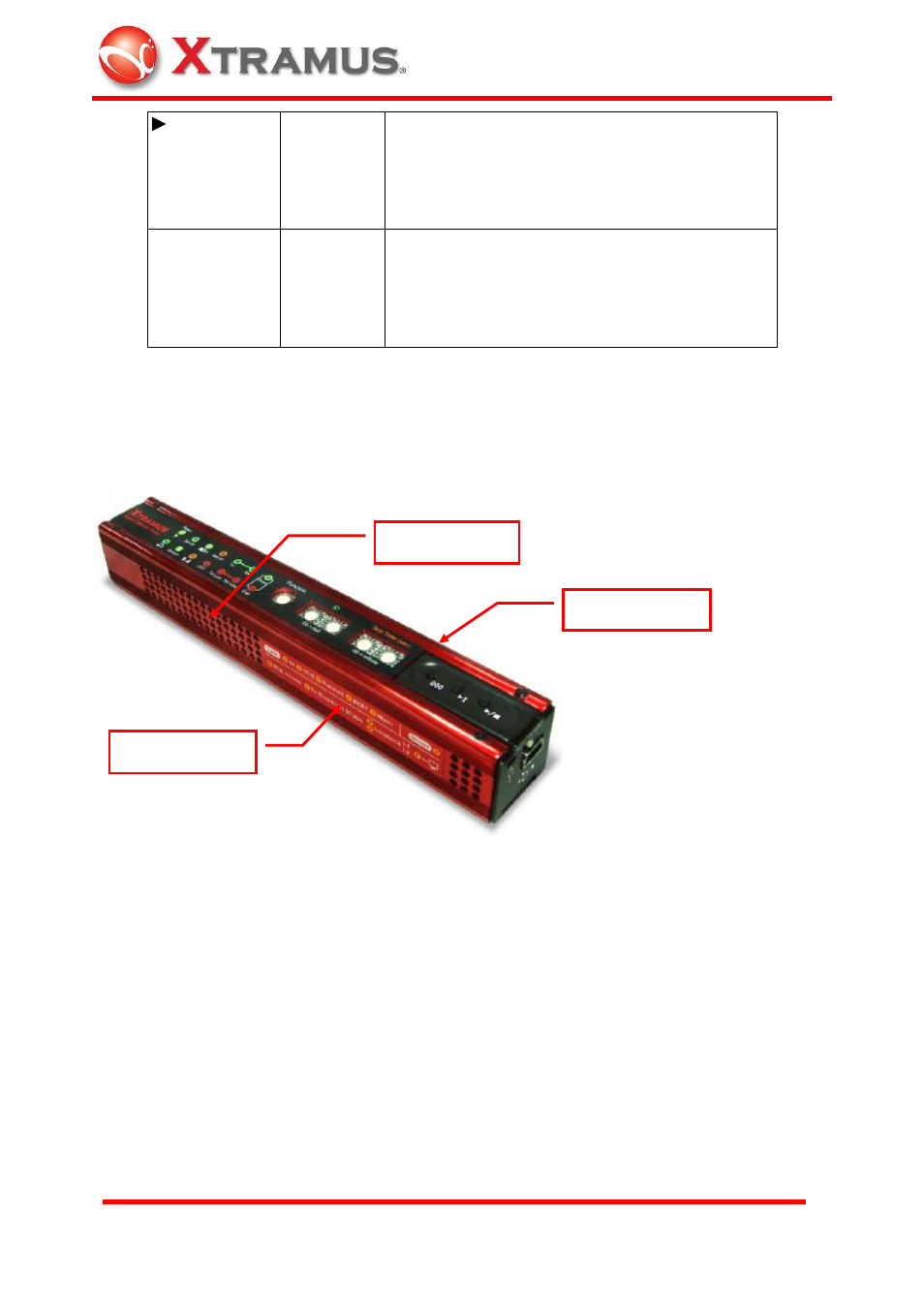 3 top side and bottom side, Top side and bottom side | Xtramus NuBAR-1000 V1.4 User Manual | Page 10 / 55