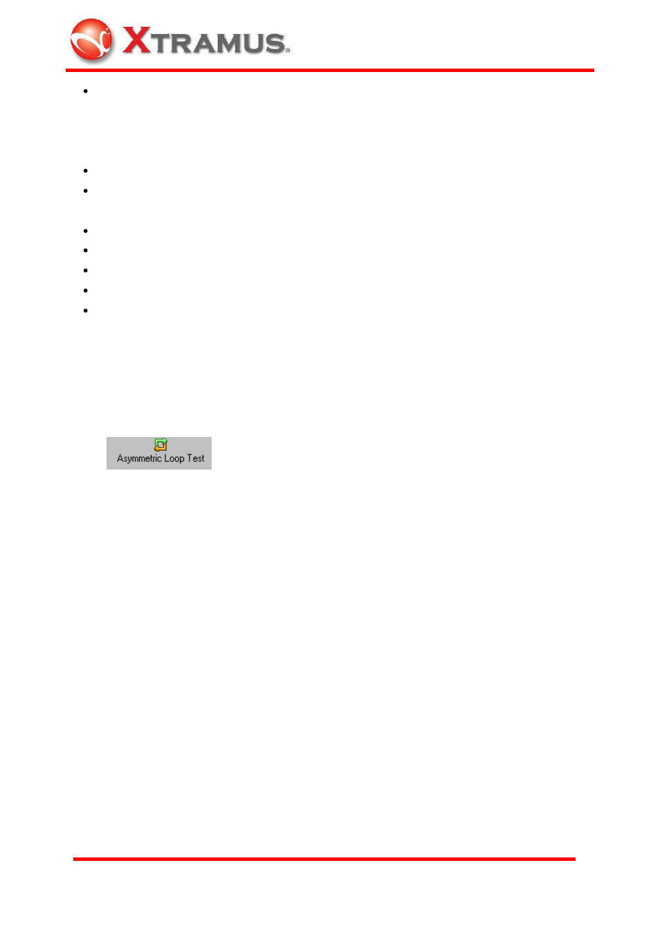 4 asymmetric loop test, Asymmetric loop test | Xtramus NuBAR-1000 V1.4 User Manual | Page 51 / 55