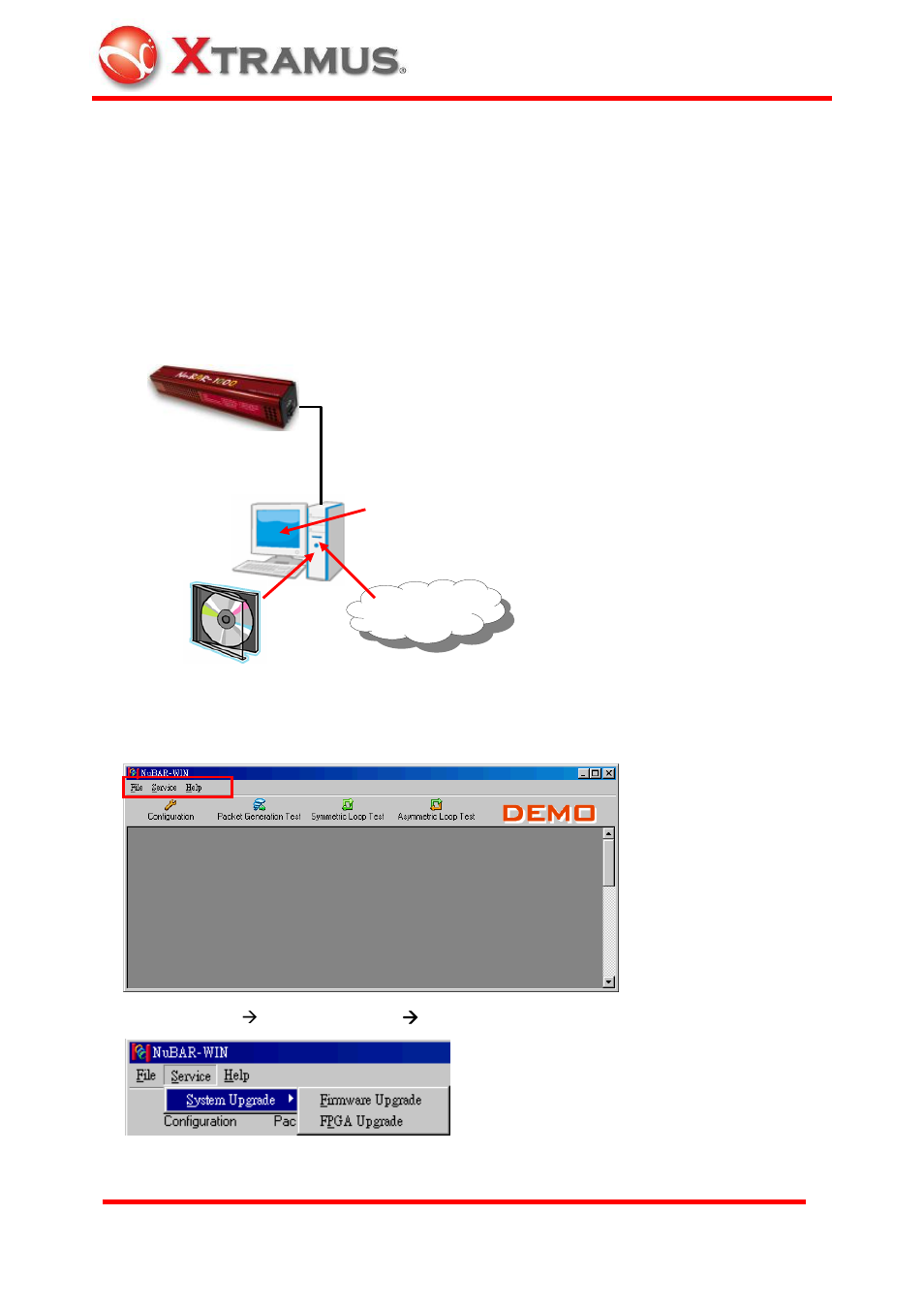 Maintenance, 1 upgrade firmware and fpga, Upgrade firmware and fpga | Xtramus NuBAR-1000 V1.4 User Manual | Page 53 / 55