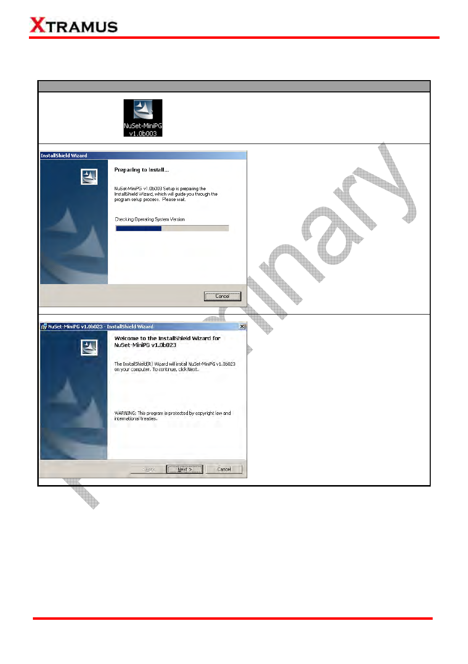 Installing/uninstalling nuset-minipg | Xtramus NuStreams-P6GW V1.0 User Manual | Page 27 / 78