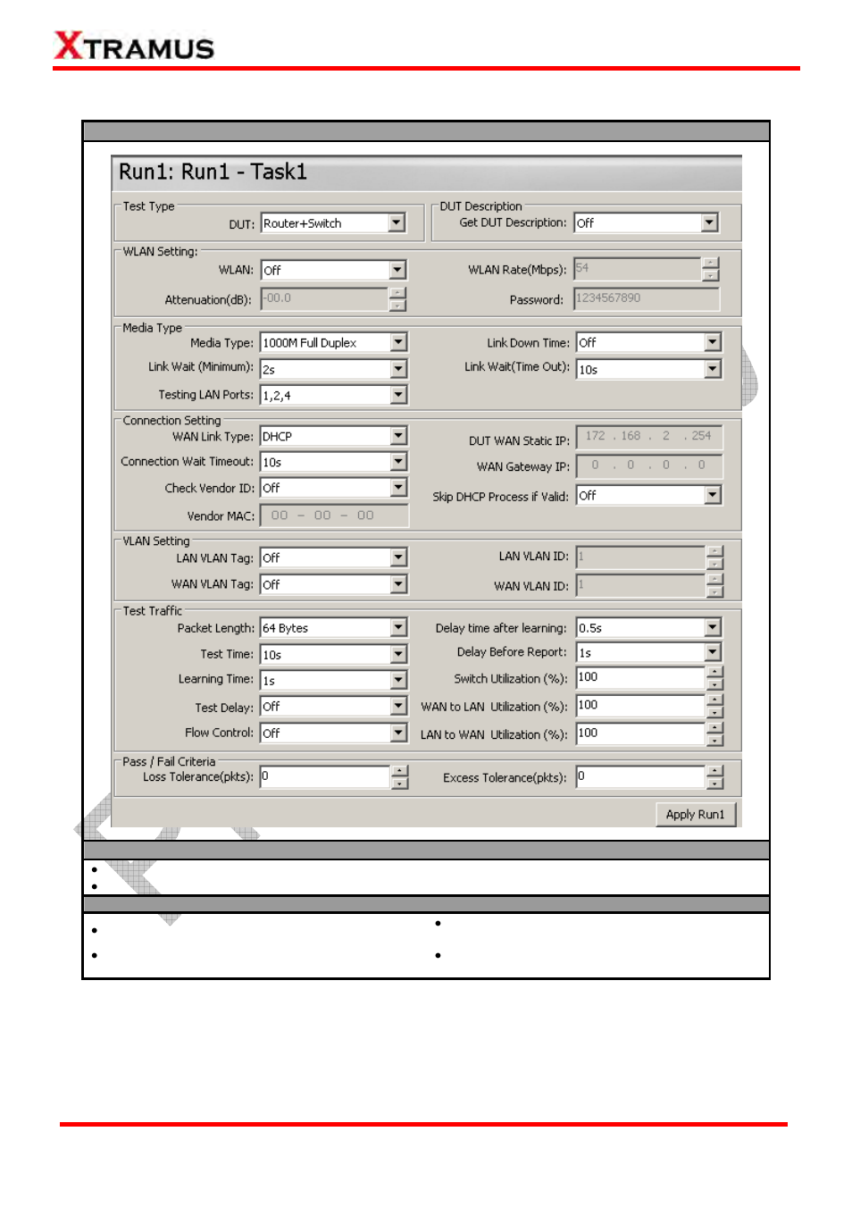 Nuset-minipg-config task setting – router + switch | Xtramus NuStreams-P6GW V1.0 User Manual | Page 46 / 78