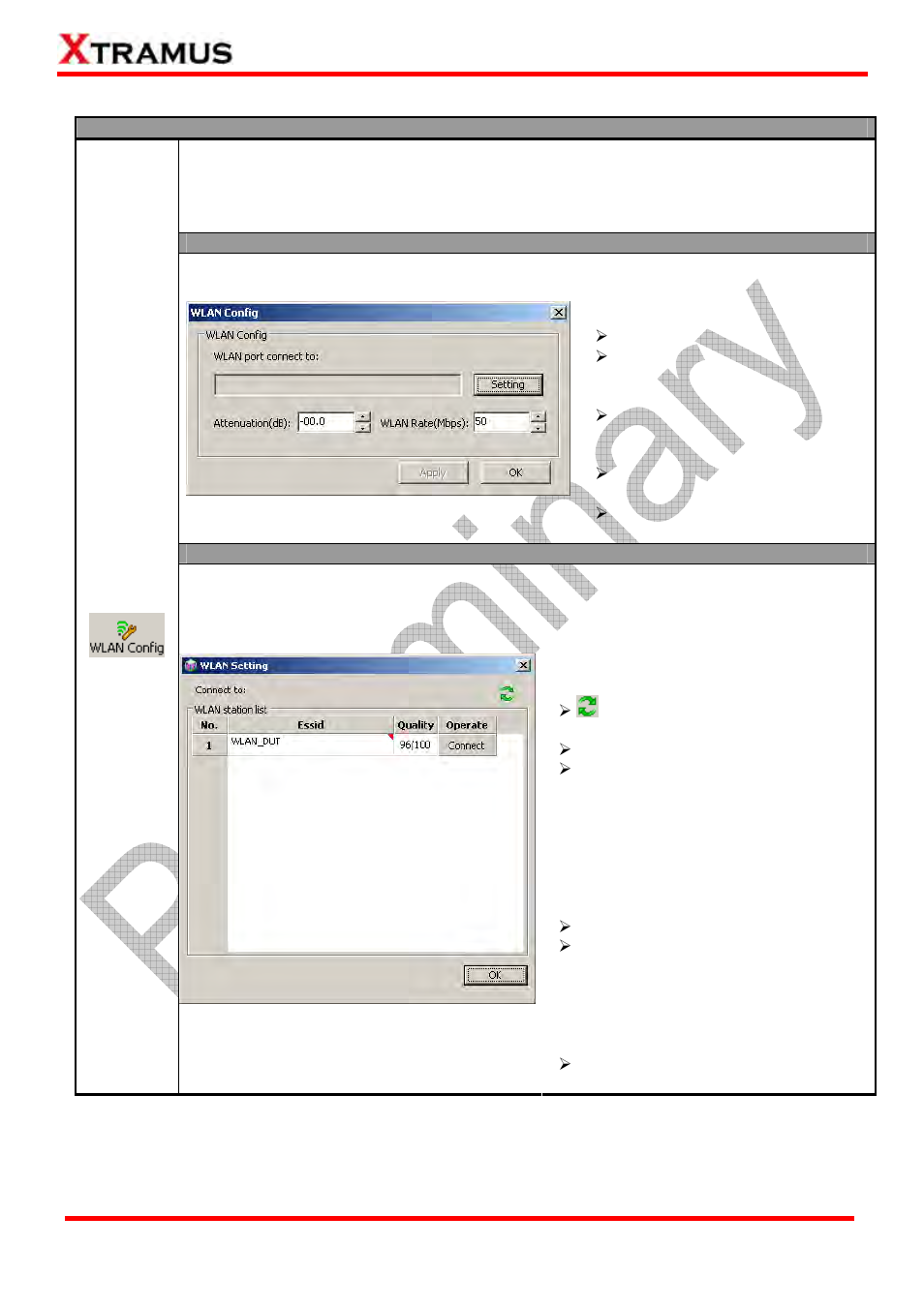 Quick launch buttons – wlan config | Xtramus NuStreams-P6GW V1.0 User Manual | Page 55 / 78