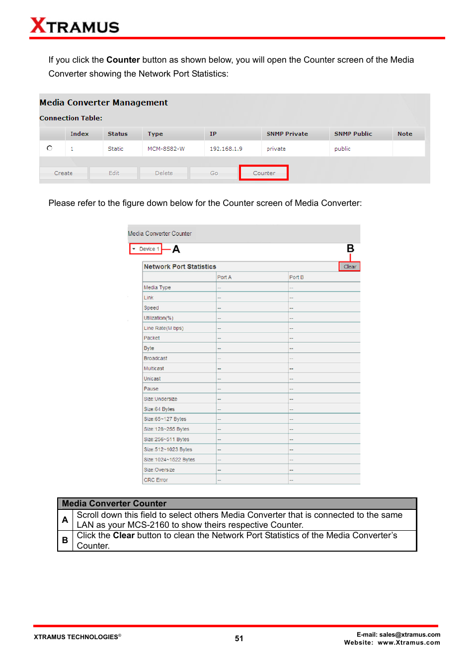 Xtramus MCS-2160 V1.9.2 User Manual | Page 51 / 79